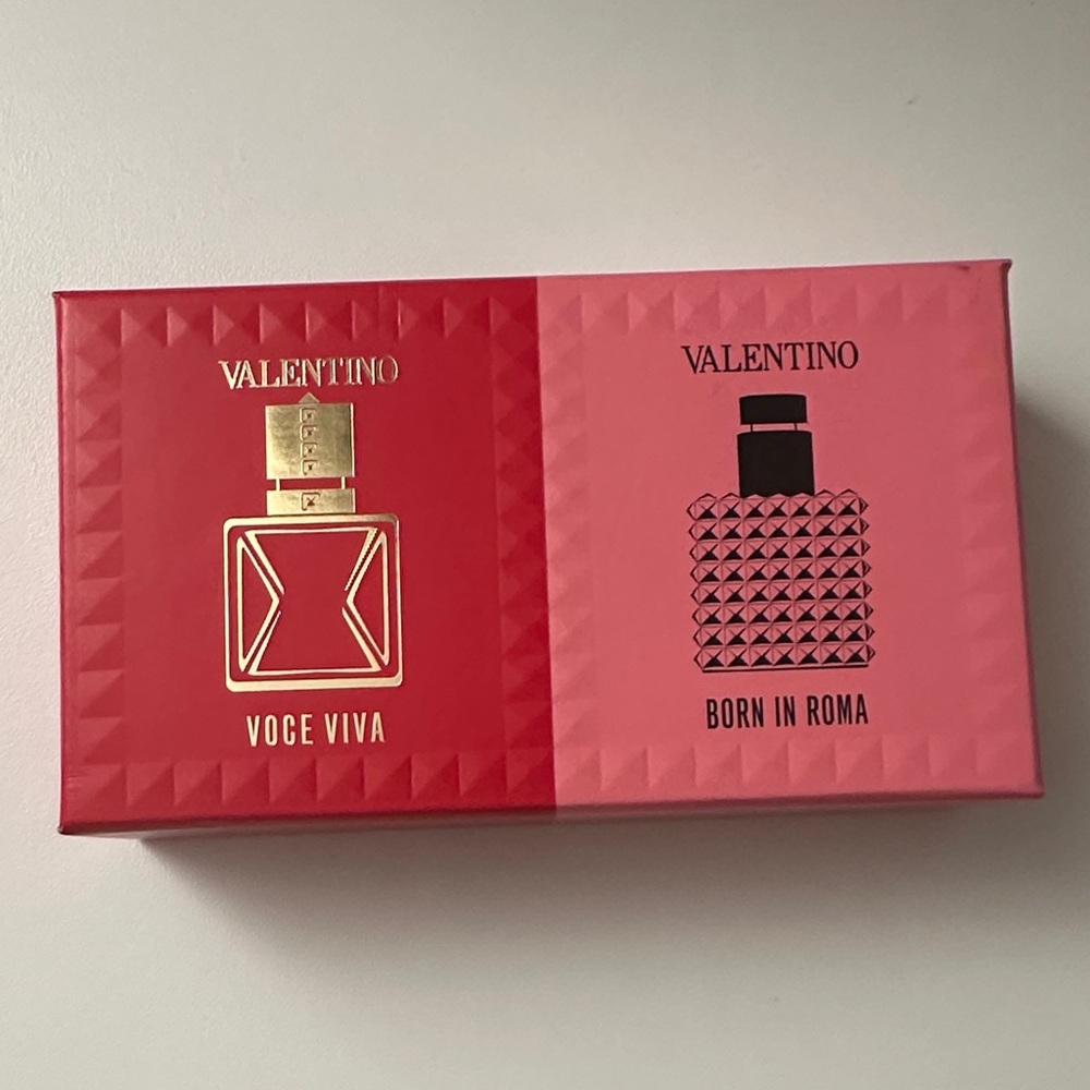 Valentino Red and Pink Perfume Duo